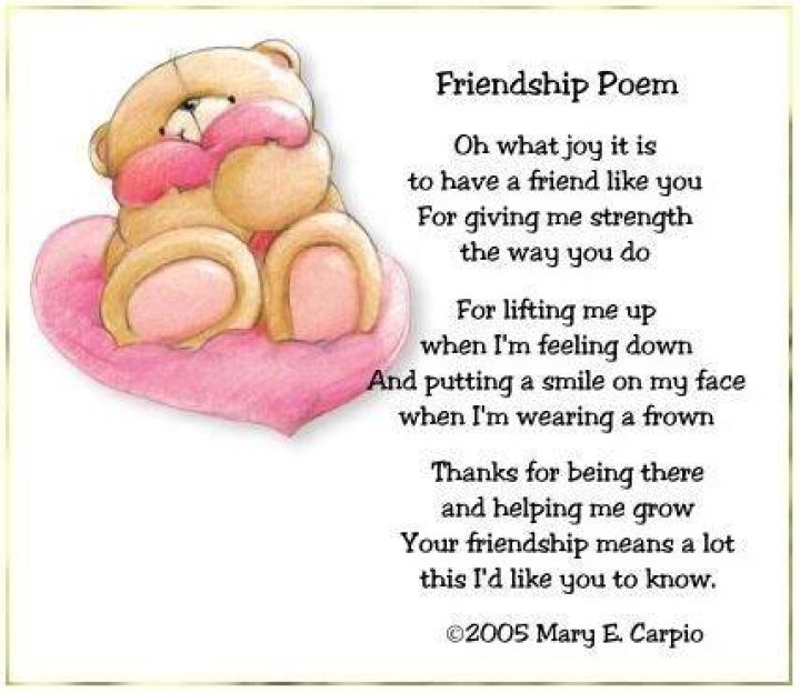 Short Best Friend Poems KaylintaroHardy