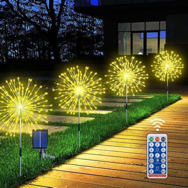 Solar Garden Lights Solar Firework Lights Solar Powered String Light