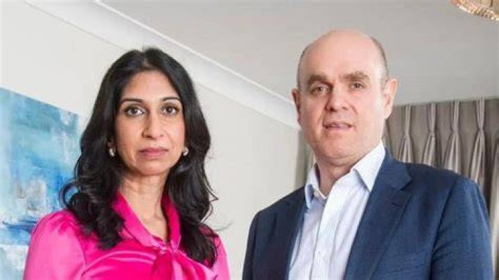 Suella Braverman and her husband