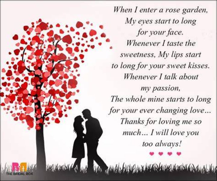 Sweet Romantic Love Poems For Her / Him From The Heart