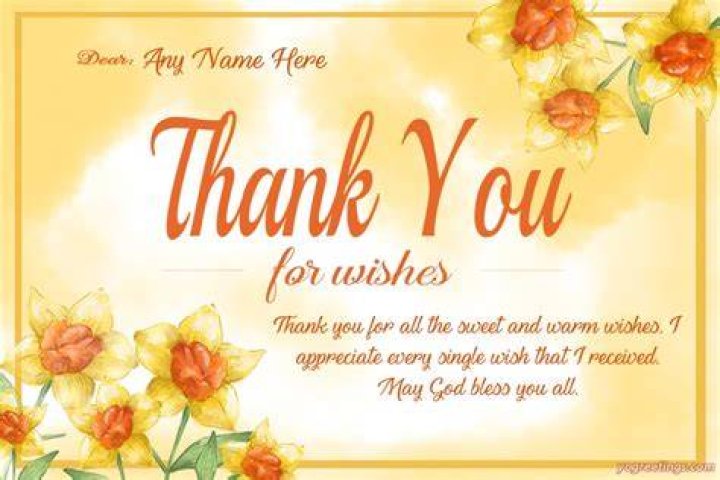 Thank You Wishes For New Year 2023 Happy Birthday Wishes, Memes, SMS
