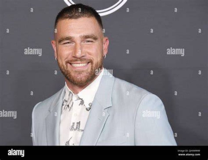 Travis Kelce at The 2022 ESPYS held at the Dolby Theatre on July 20, 2022 in Los Angeles, California, USA. Photo by Christopher Polk/Variety.