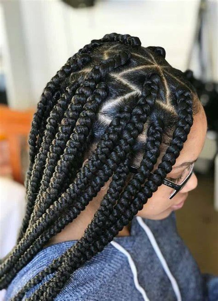 Triangle Box Braids Styles We Adore!