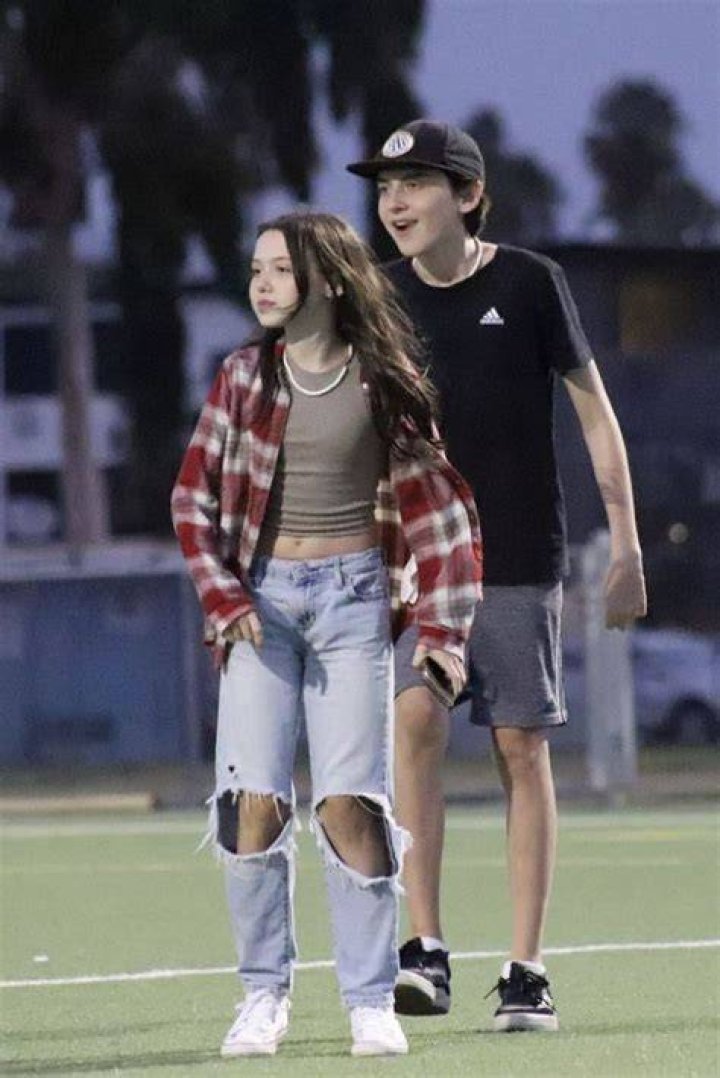 Violet with her older brother, Jack McGraw